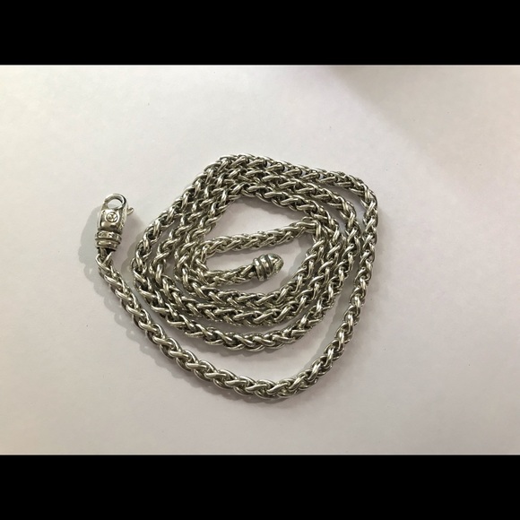 Authentic David Yurman wheat chain necklace 4mm 20” long - Picture 4 of 5